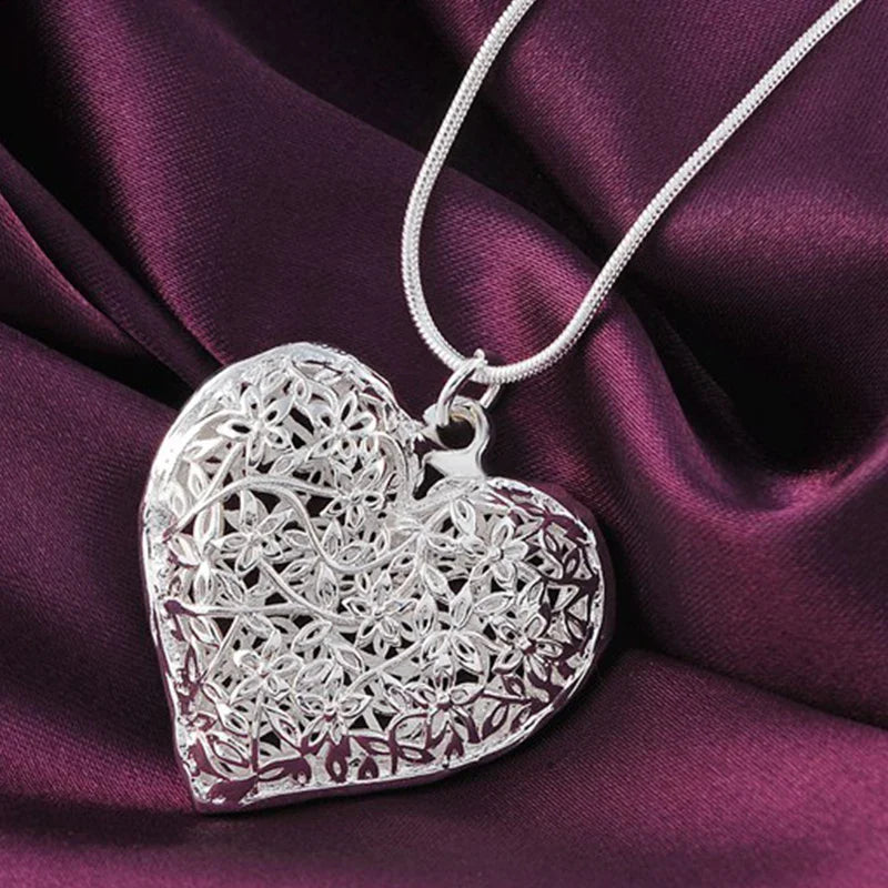 Sterling Silver Heart Necklace