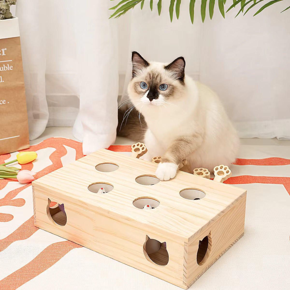 Whack A Mole Toy for Cats