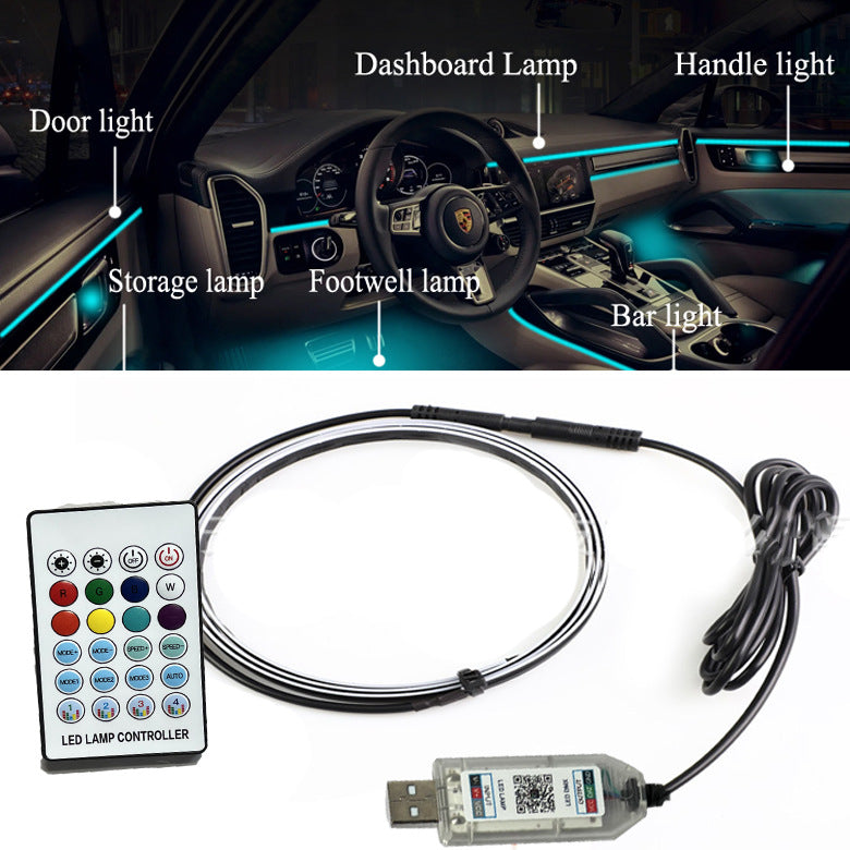 Usb Car Ambience Light Music Car Interior Light