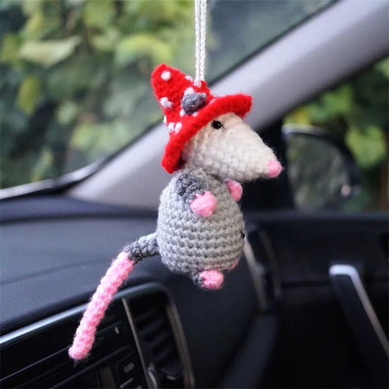 Fabric Possum Car Ornament Decorations