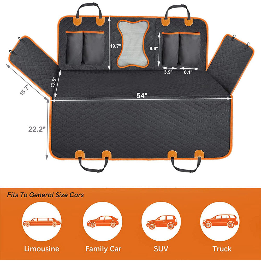 Waterproof Pet Mat For Car Rear Seats