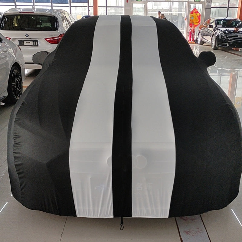 Car Four Sides Elastic Fabric Car Clothes Car Cover