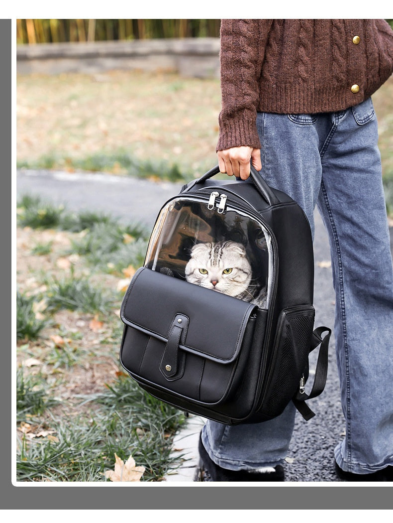 Simple Cat Bag Good-looking Outing Portable Portable Cat Backpack