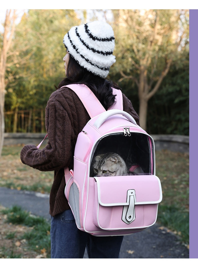 Simple Cat Bag Good-looking Outing Portable Portable Cat Backpack