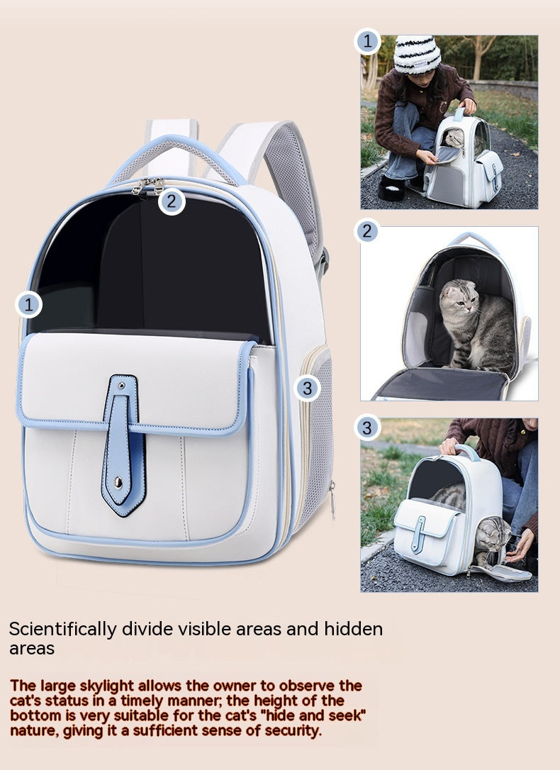 Simple Cat Bag Good-looking Outing Portable Portable Cat Backpack