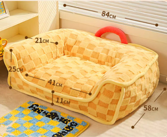 Cat Nest Bed Winter Warm Pet Bed Removable And Washable