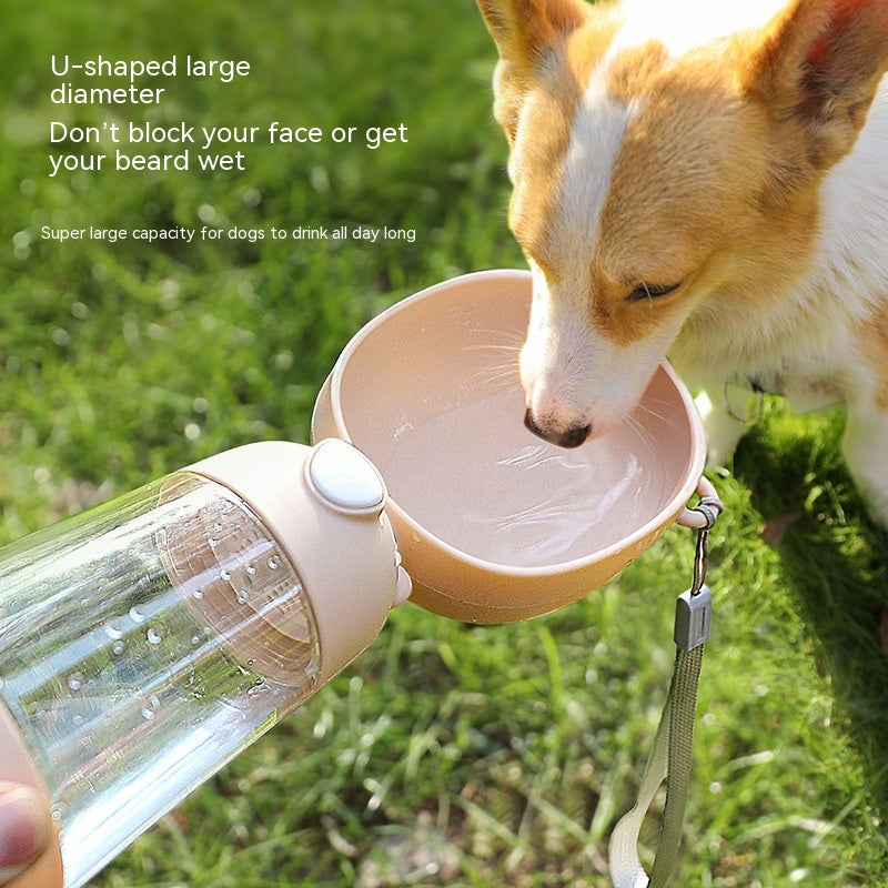 Portable Dog Water Bottle Food And Water Container Pets Feeder Bowl Drinking Bowls