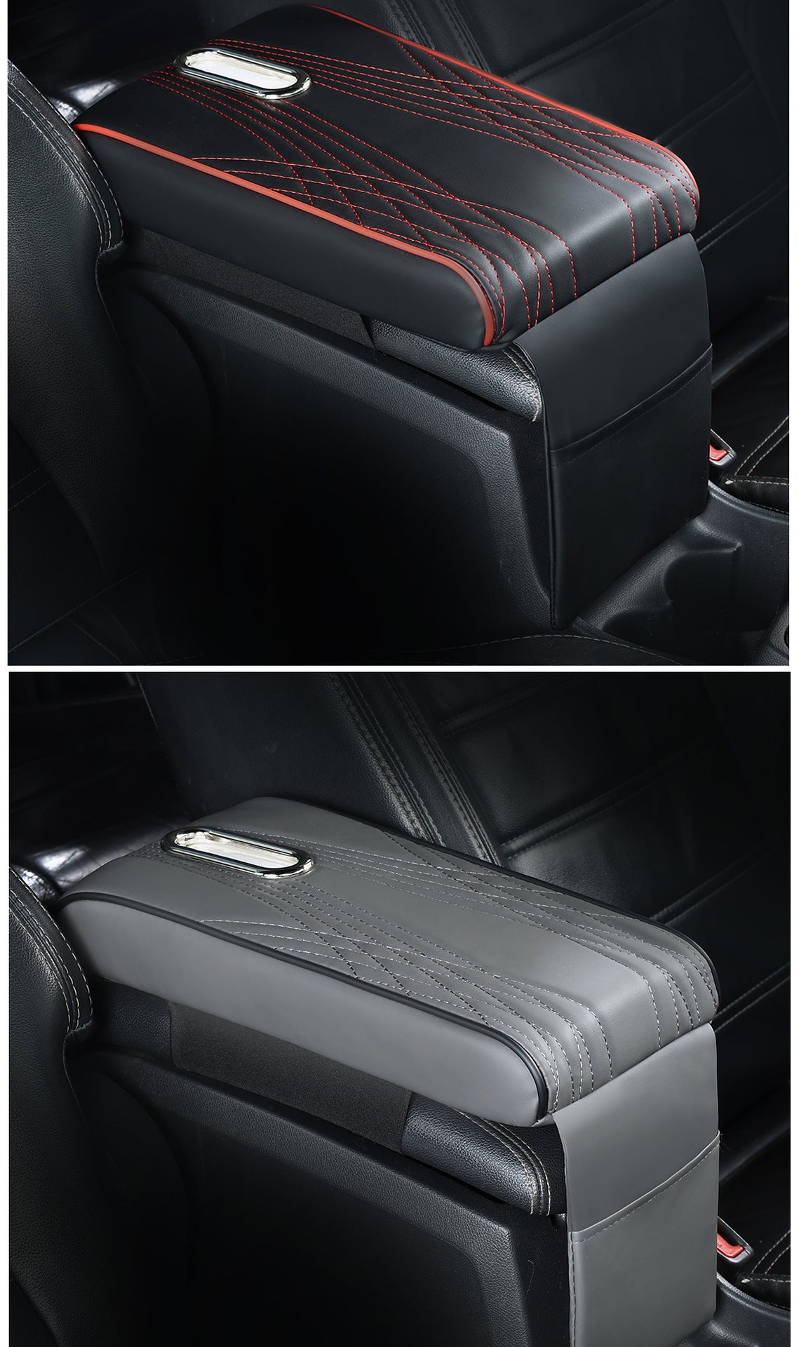 Automobile Car Armrest Box Cover Flap Tissue Buggy Bag