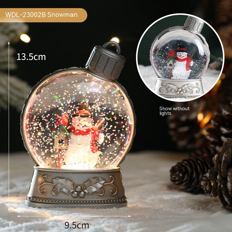 Christmas Decorations Luminous Simulation Flat Light LED Decoration Scene Layout Flame Light Home Decor