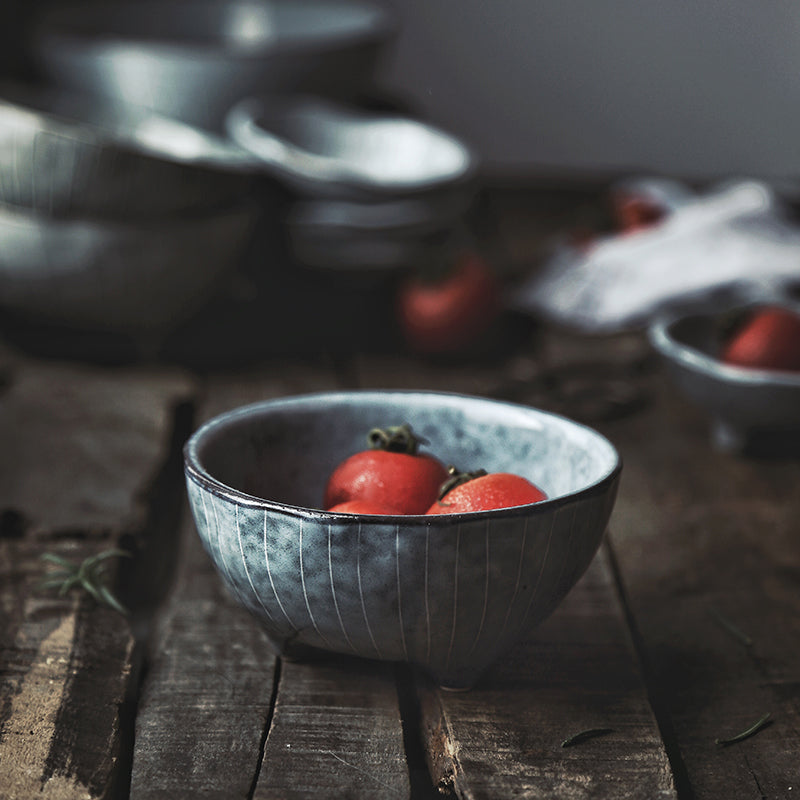 Slight Flaw Ceramic Retro Rice Bowl