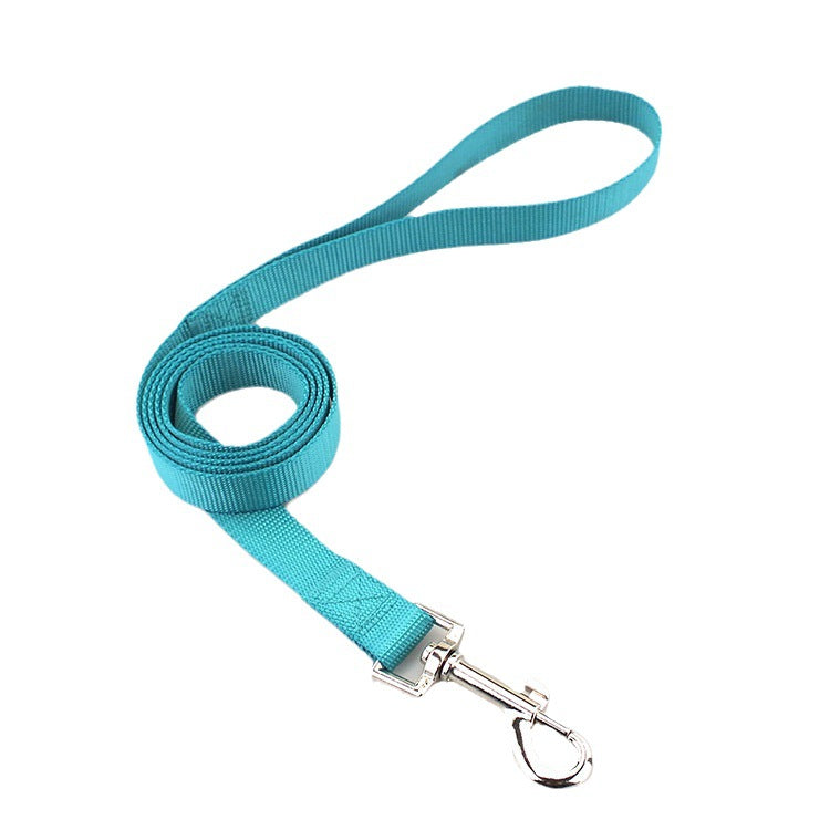 Dog Hand Holding Rope Leash Solid Color Single Rope Nylon