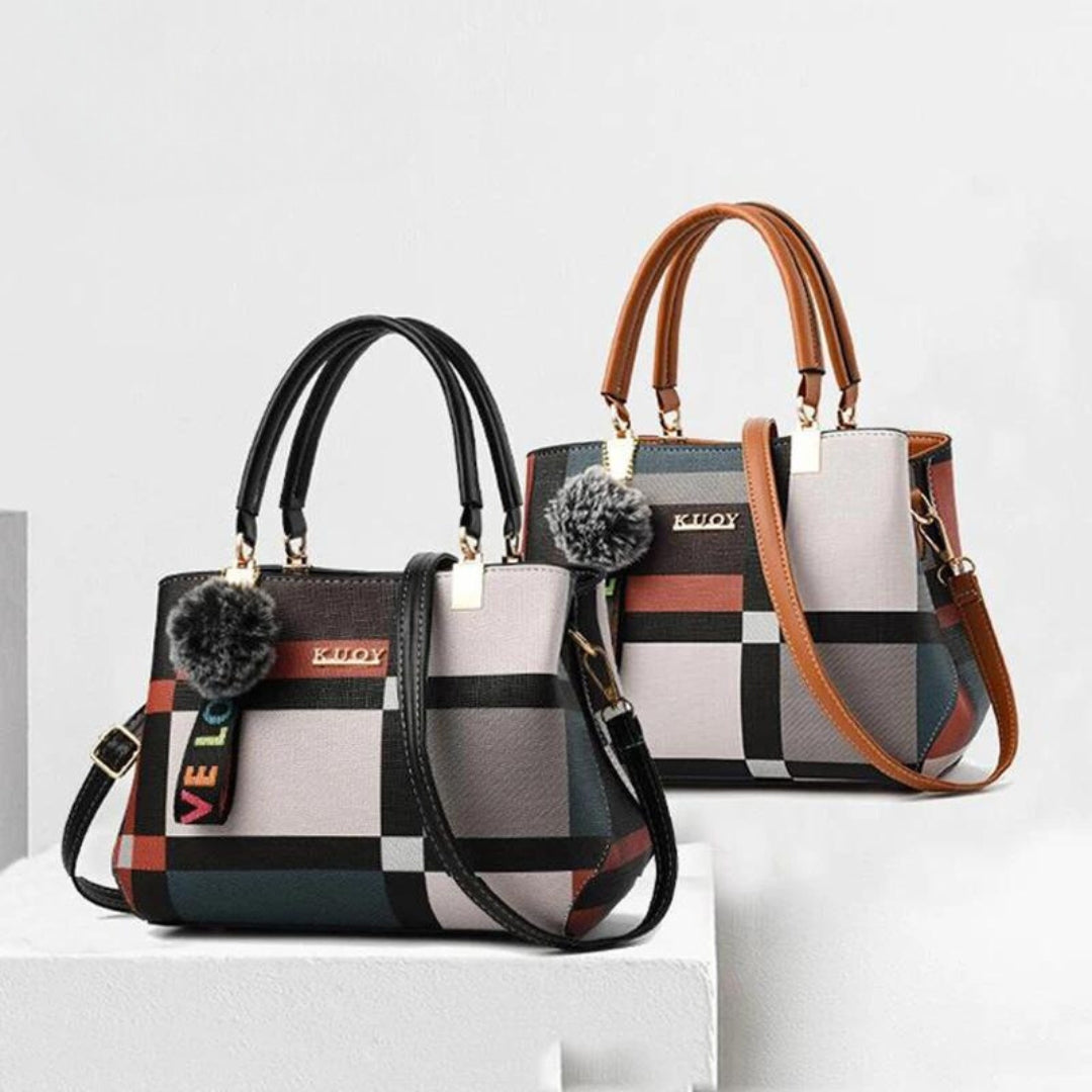 Luxury Handbag Women Stitching Wild Messenger Bags Designer Brand Plaid Shoulder Bag Female Ladies Totes