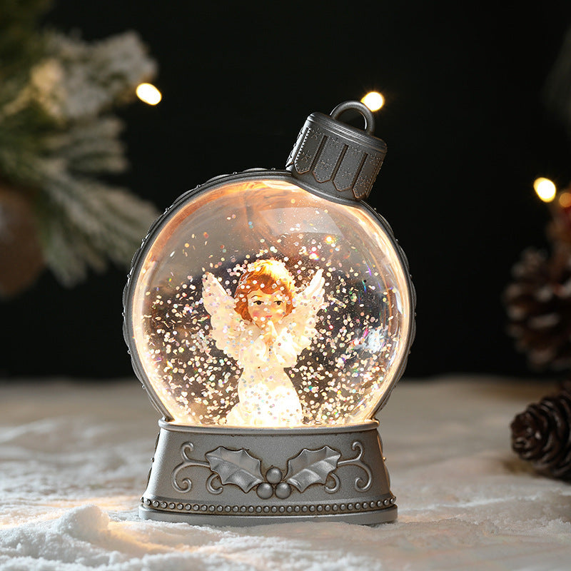 Christmas Decorations Luminous Simulation Flat Light LED Decoration Scene Layout Flame Light Home Decor