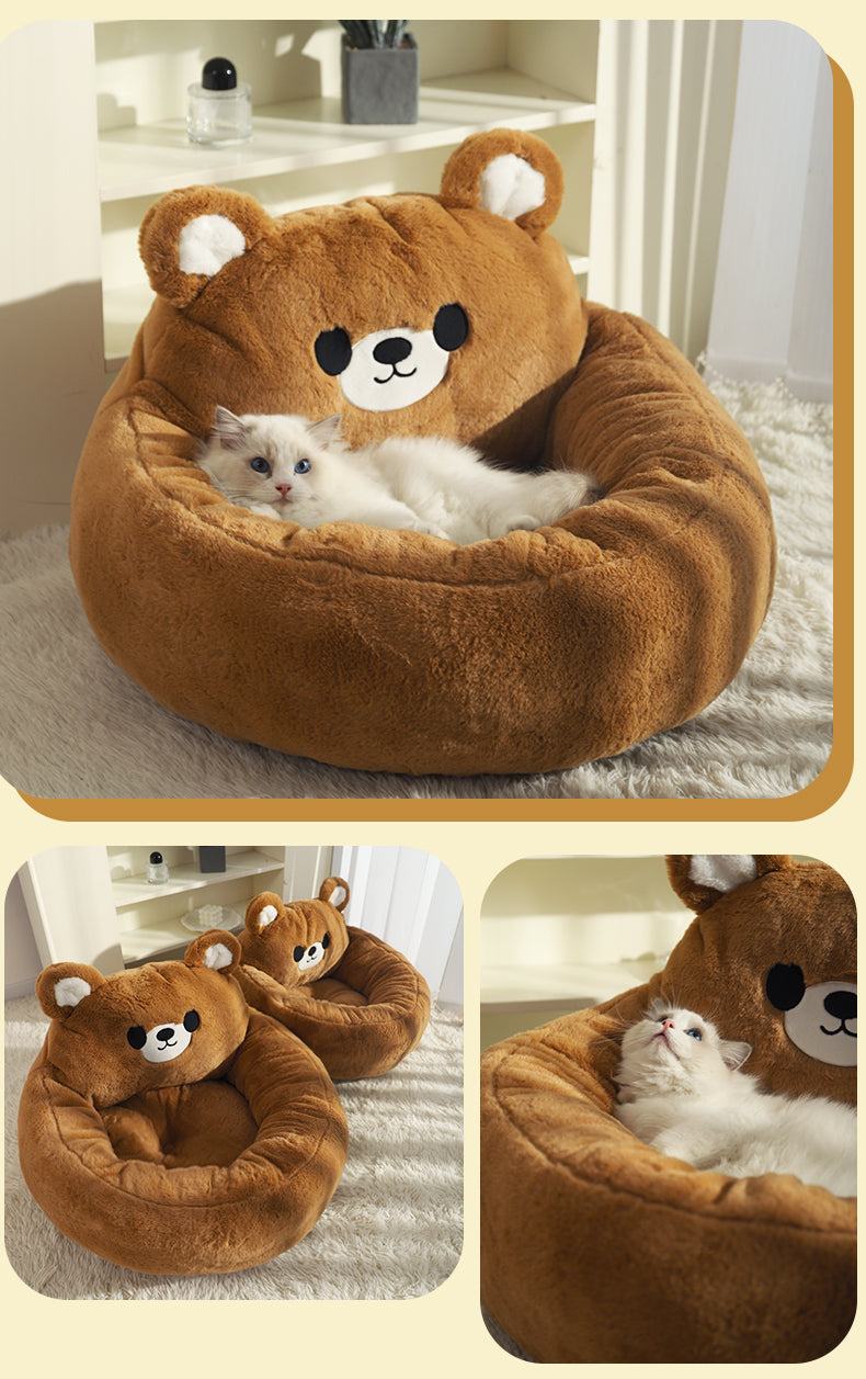 Pet Cat Bed Mat Winter Warm Deep Sleep Cat Sofa Bed Cat Couch