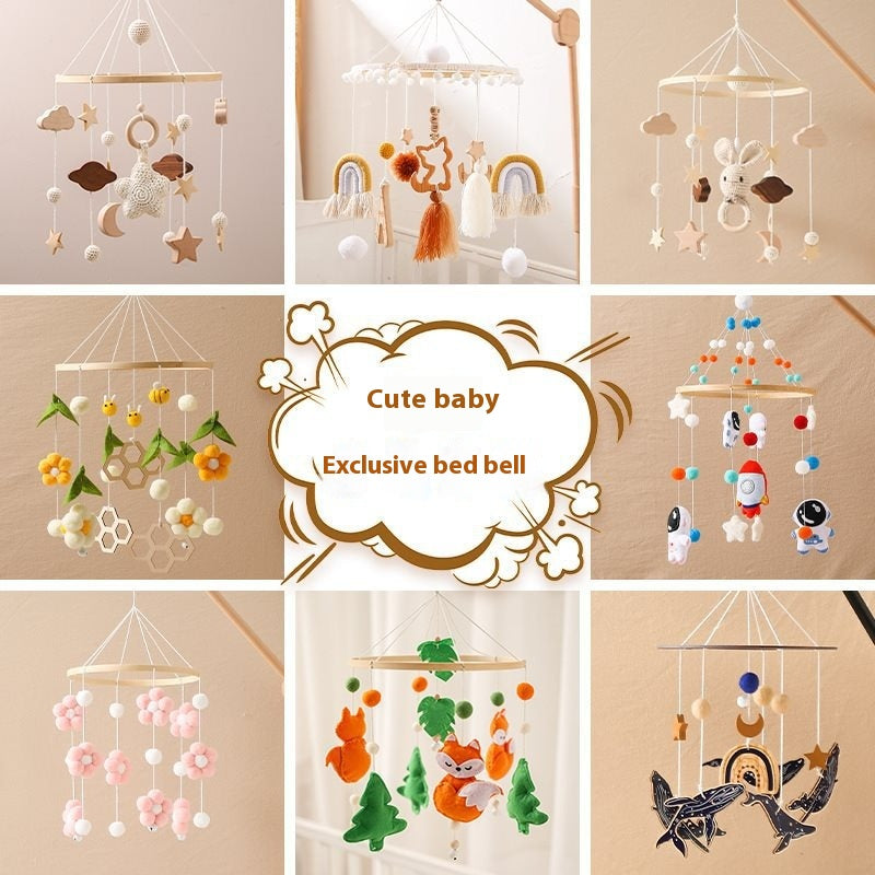 Cross-border Comforter Bed Bell Hanging Baby Sleep Companion Wind Chimes Rotatable Rattle Toys