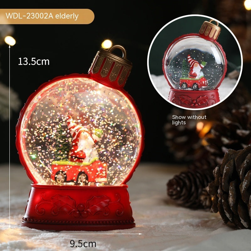 Christmas Decorations Luminous Simulation Flat Light LED Decoration Scene Layout Flame Light Home Decor