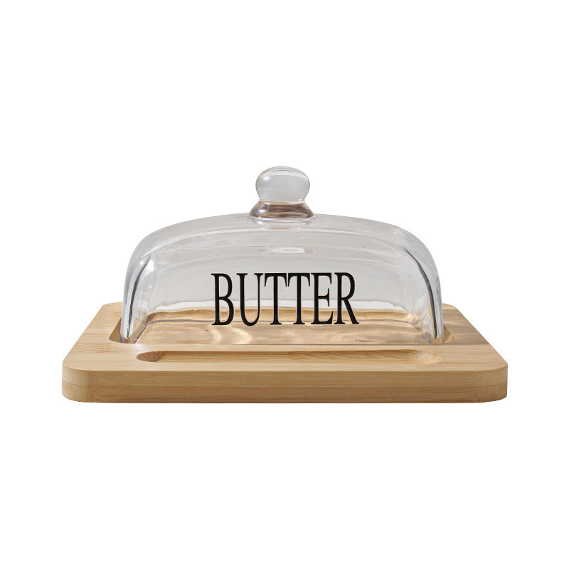 Glass Cover Cheese Butter Cheese Cake Dessert Box