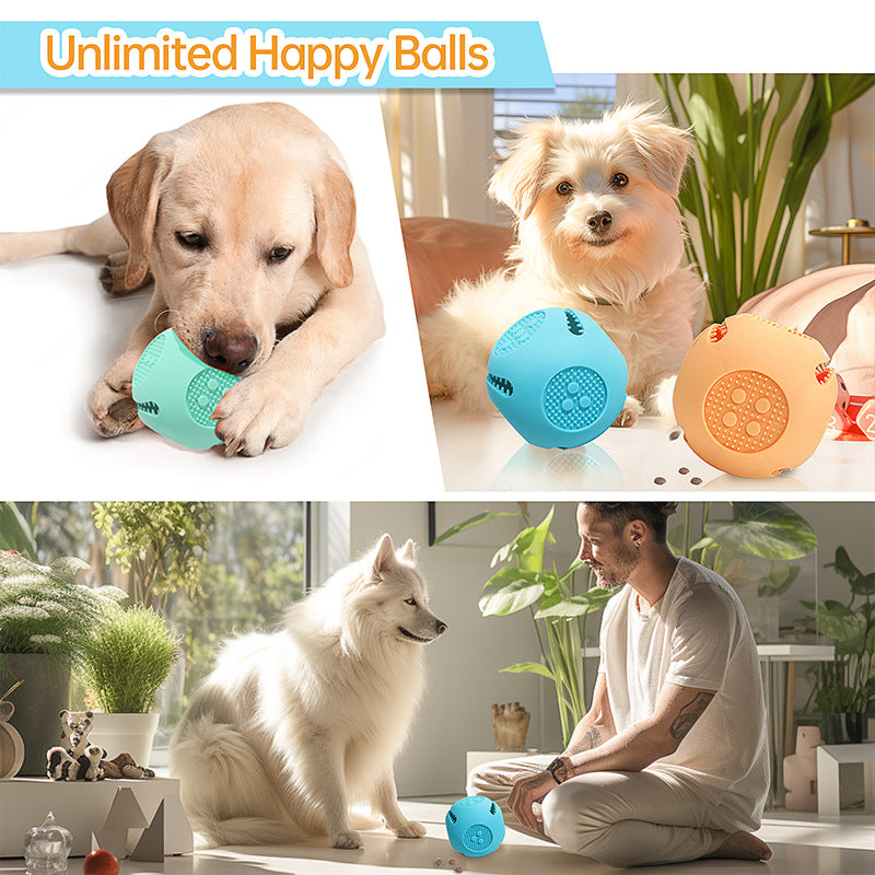 Dog Food Leakage Interactive Silicone Toys