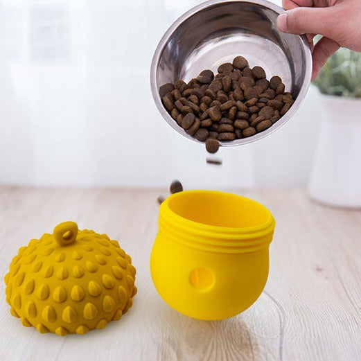 Dog Puzzle Feeder Dog Treat Toys Dog Feeding Toy Chewing Bite-resistant Molar Leakage Food Toy