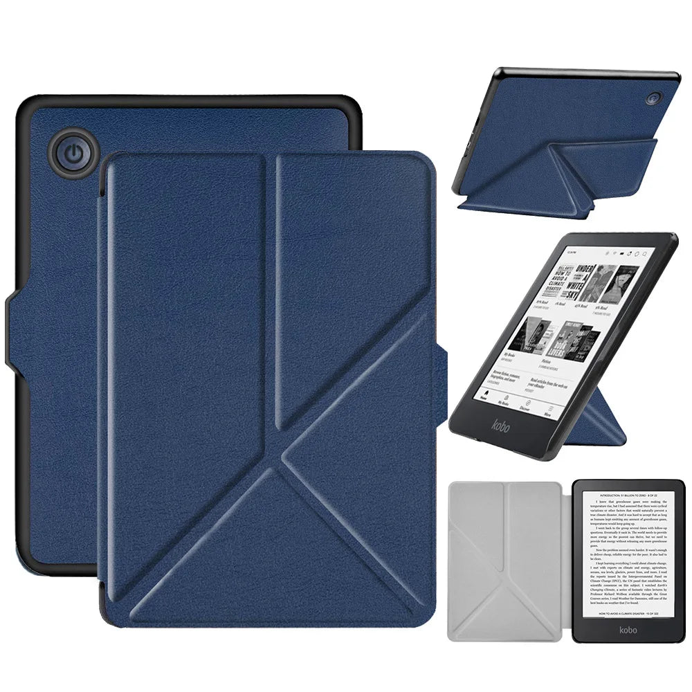 Slim Case for Kobo Clara 2E (2022 Release,Model N506) - Lightweight PU Leather Bookcover for Clara 2e N506 with Auto Sleep/Wake