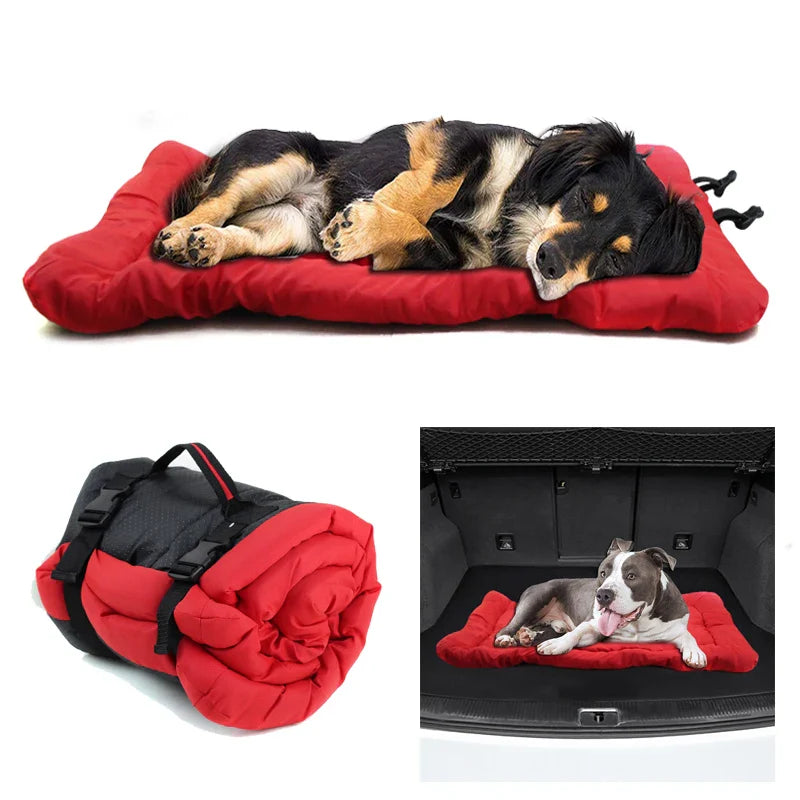 Travel Dog Bed Foldable Waterproof Anti Slip Pet Bed Cushion Folding Dog Matteress