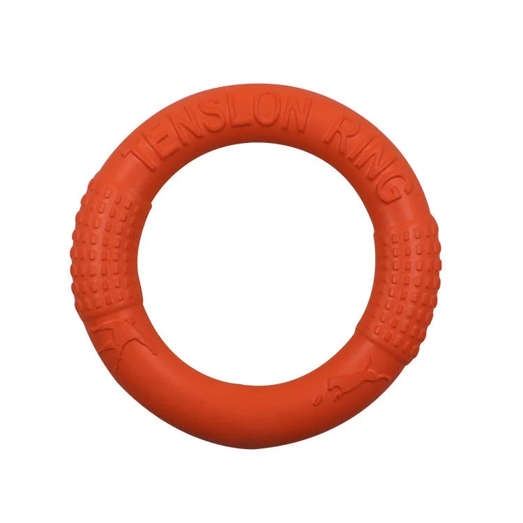 Dog Ring Chew Toy Pet Flying Discs EVA Dog Training Ring Puller Resistant Bite Floating Toy Puppy Interactive Game