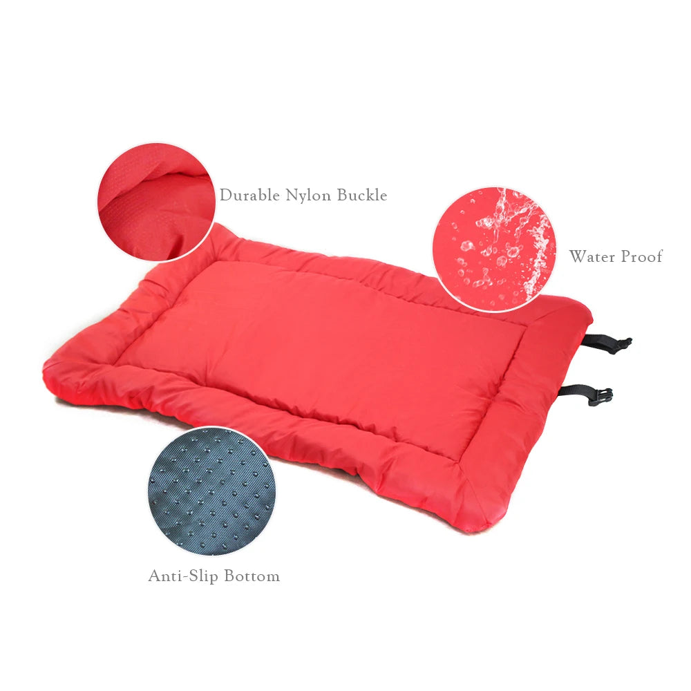 Travel Dog Bed Foldable Waterproof Anti Slip Pet Bed Cushion Folding Dog Matteress