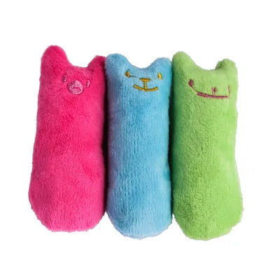 Interactive Catnip Plush Toys For Cat Teeth Grinding Claws Thumb Bite Cat