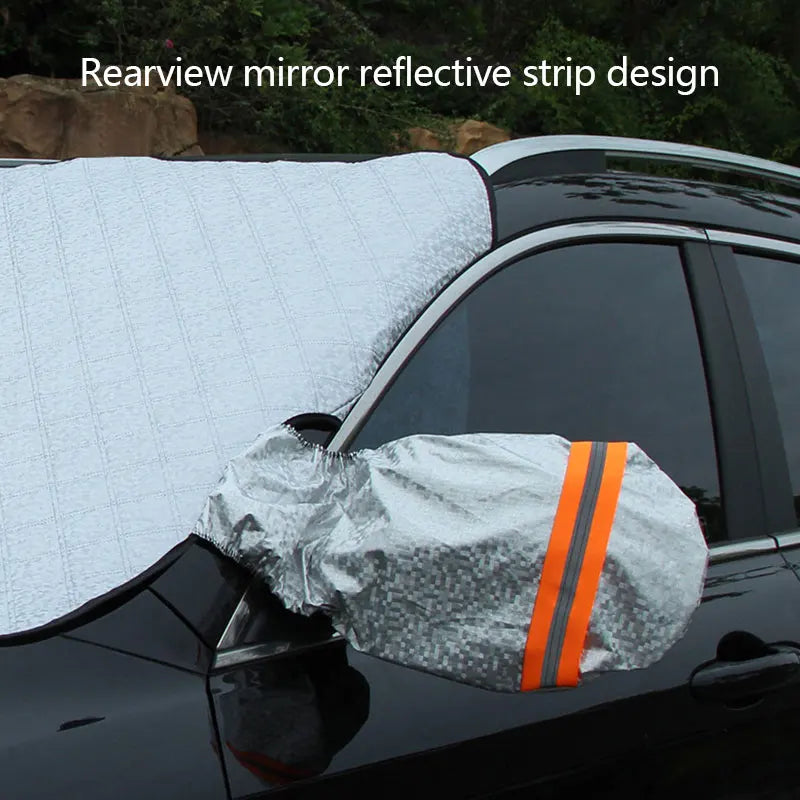 Car Windshield Snow Shield for Winter Car Cover Front Window Anti Ice Frost Outdoor Protection Snow Cover with Magnet