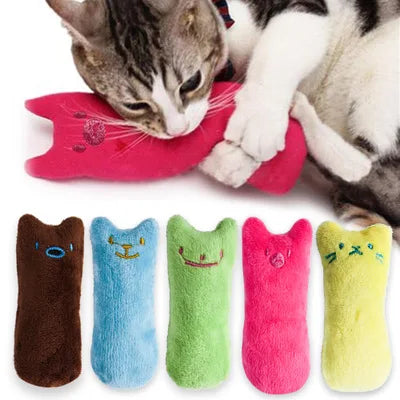 Interactive Catnip Plush Toys For Cat Teeth Grinding Claws Thumb Bite Cat