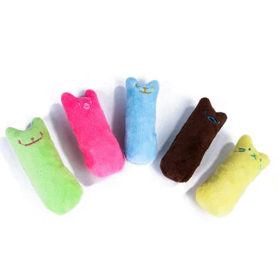 Interactive Catnip Plush Toys For Cat Teeth Grinding Claws Thumb Bite Cat