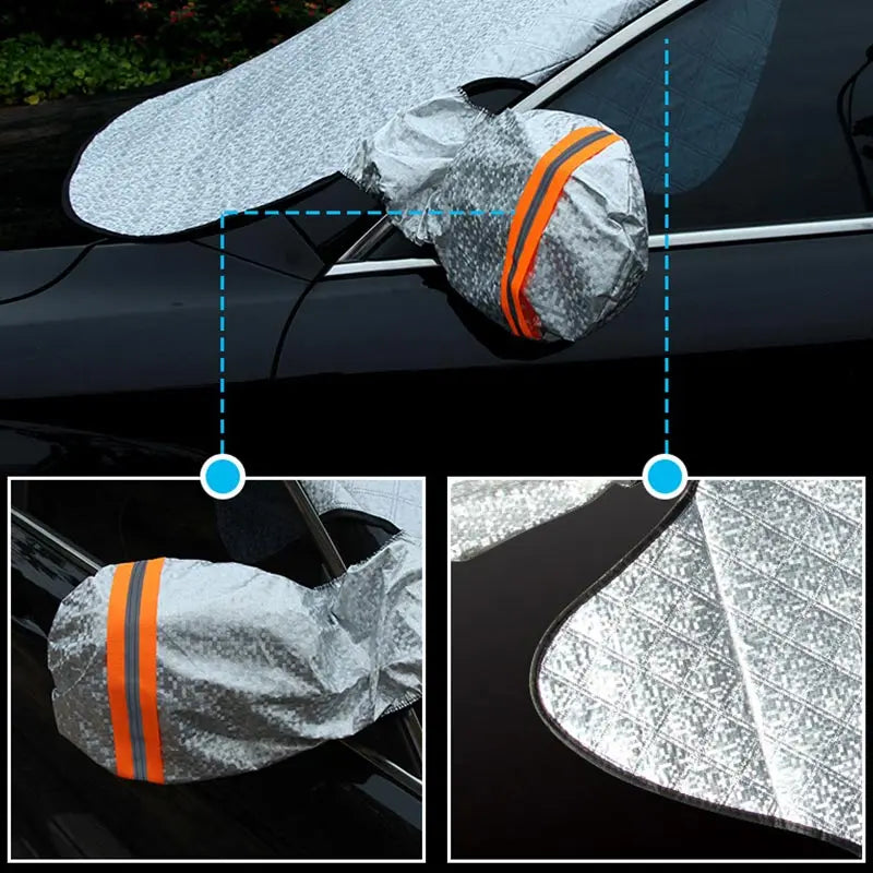 Car Windshield Snow Shield for Winter Car Cover Front Window Anti Ice Frost Outdoor Protection Snow Cover with Magnet