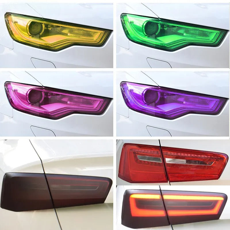 30cmx1m Auto Car Light Headlight Taillight Tint Vinyl Film Sticker Waterproof