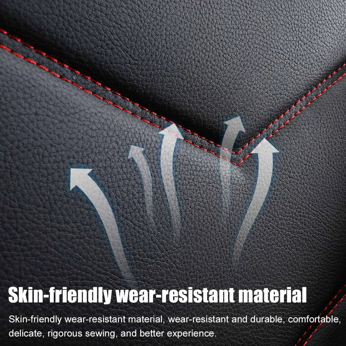 1Pcs Universal Car Seat Covers Set Front Rear Seat Covers Leather Cushion Car Chair Seats Protector Mat Car Accessories 4 Season