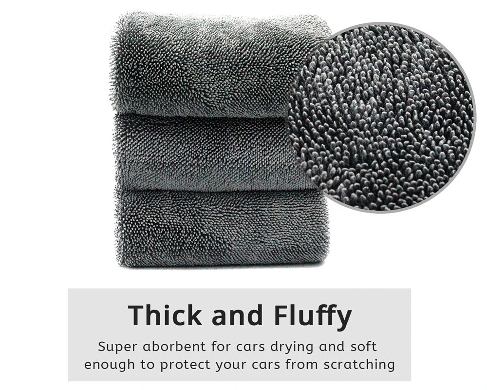 Microfiber Twist car wash towel Car Cleaning Drying Cloth towels