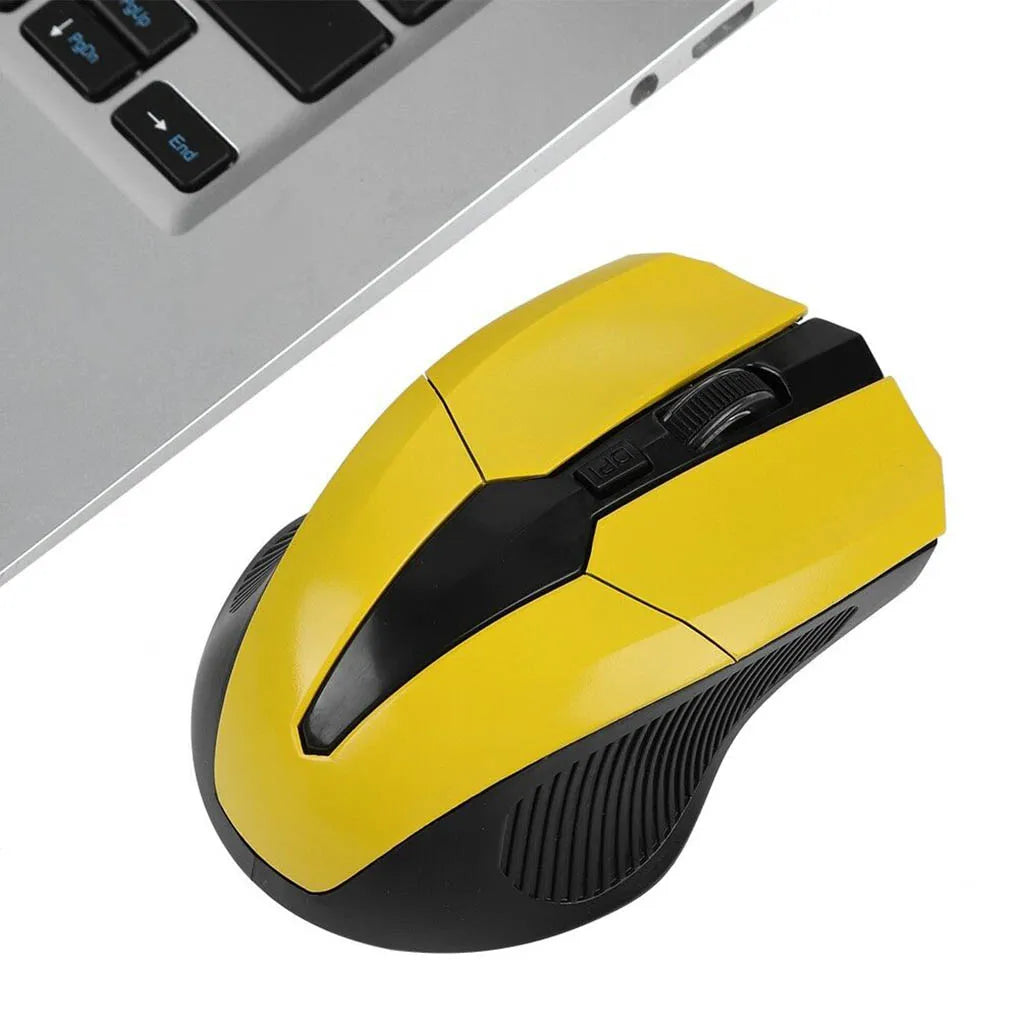 Wireless Gaming Mouse Adjustable DPI Switch 800-1200-1600DPI 2.4G 6 Buttons Optical Mouse for Laptop Notebook PC