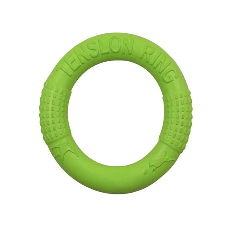 Dog Ring Chew Toy Pet Flying Discs EVA Dog Training Ring Puller Resistant Bite Floating Toy Puppy Interactive Game