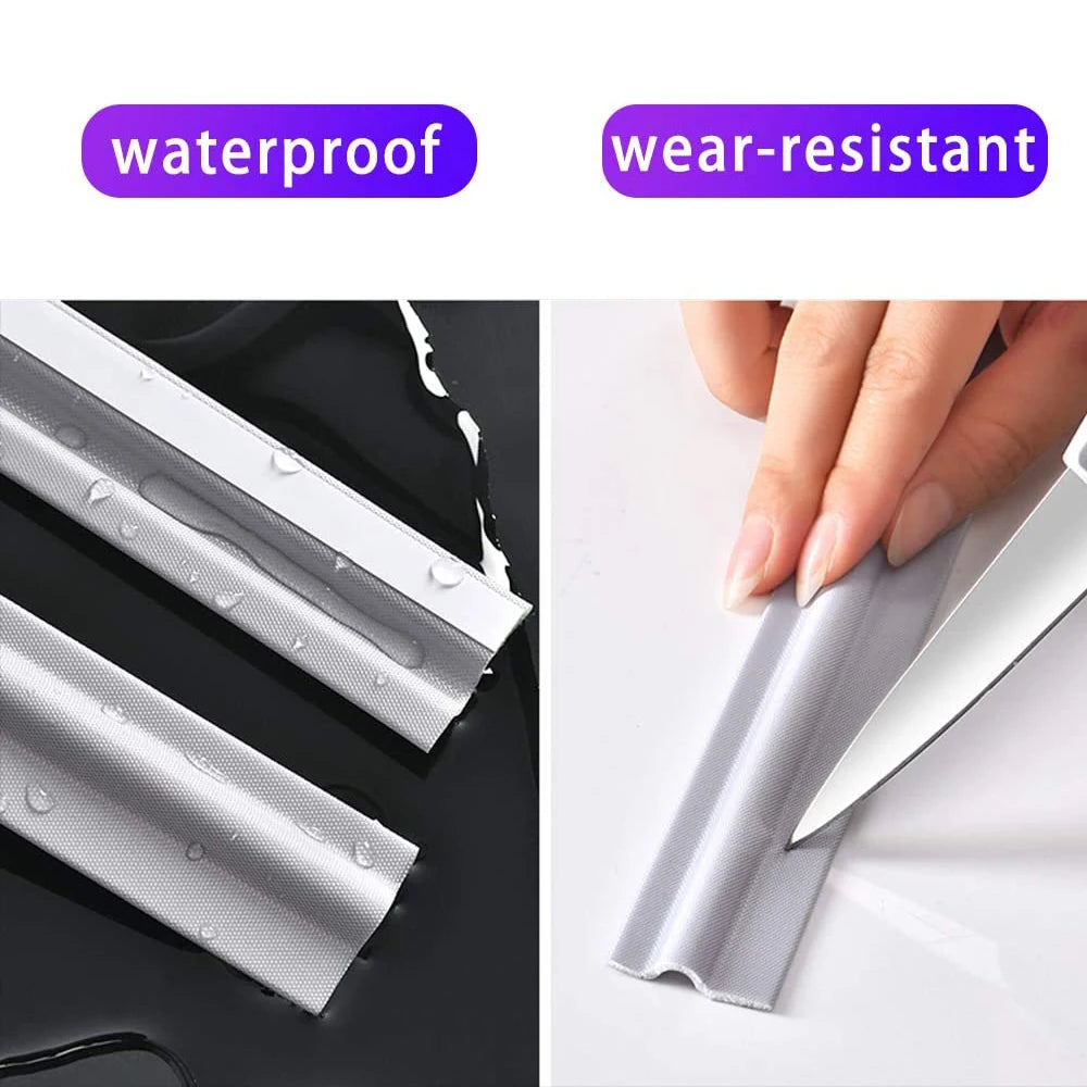 2M Wearable Sliding Window Weather Strip Soundproofing Foam Door Bottom Seal Tape Self Adhesive