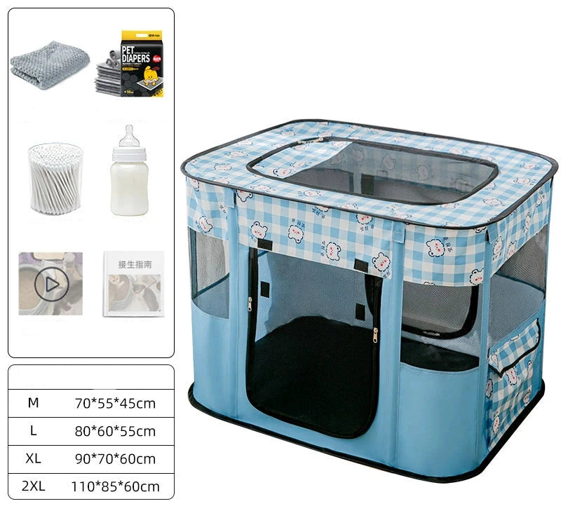 Cat Delivery Room Cat Nest Waiting Nest Closed Tent Breeding Waiting Box Set Maternity Package Special Production Supplies