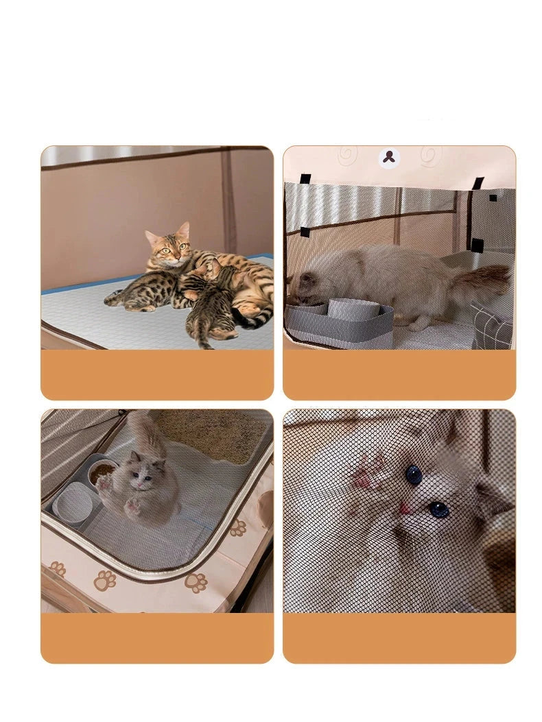 Cat Delivery Room Cat Nest Waiting Nest Closed Tent Breeding Waiting Box Set Maternity Package Special Production Supplies