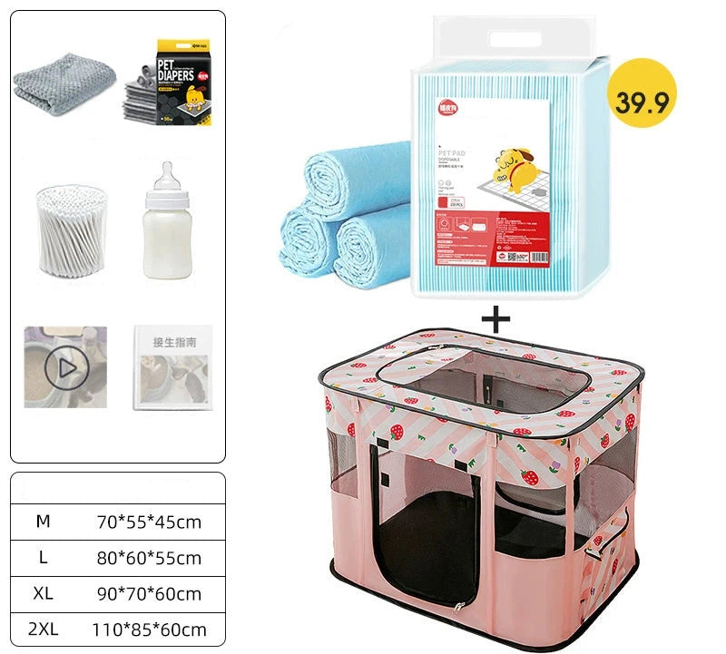 Cat Delivery Room Cat Nest Waiting Nest Closed Tent Breeding Waiting Box Set Maternity Package Special Production Supplies