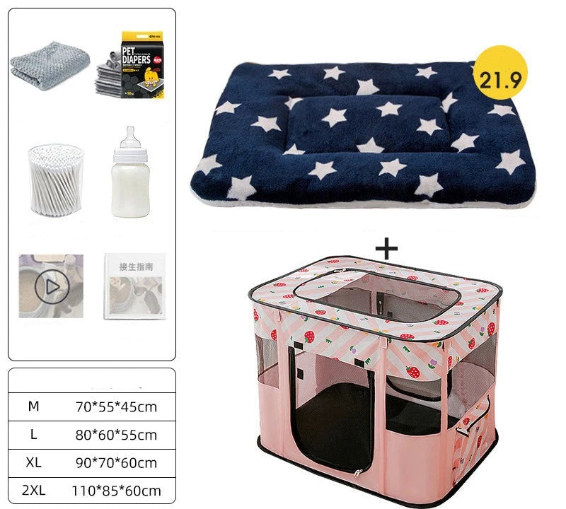 Cat Delivery Room Cat Nest Waiting Nest Closed Tent Breeding Waiting Box Set Maternity Package Special Production Supplies