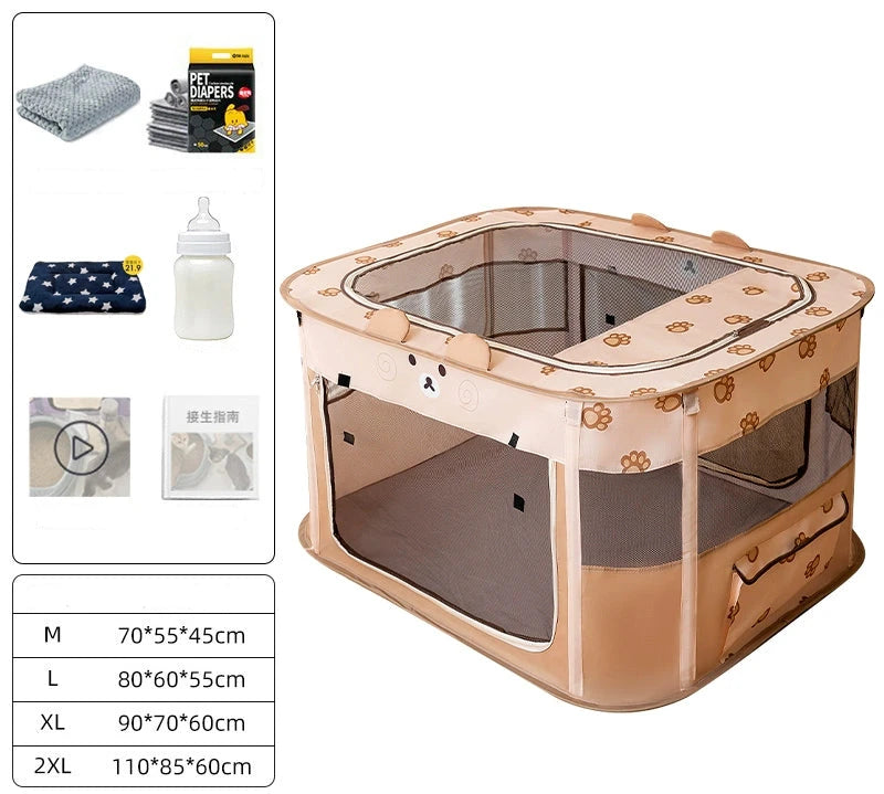 Cat Delivery Room Cat Nest Waiting Nest Closed Tent Breeding Waiting Box Set Maternity Package Special Production Supplies