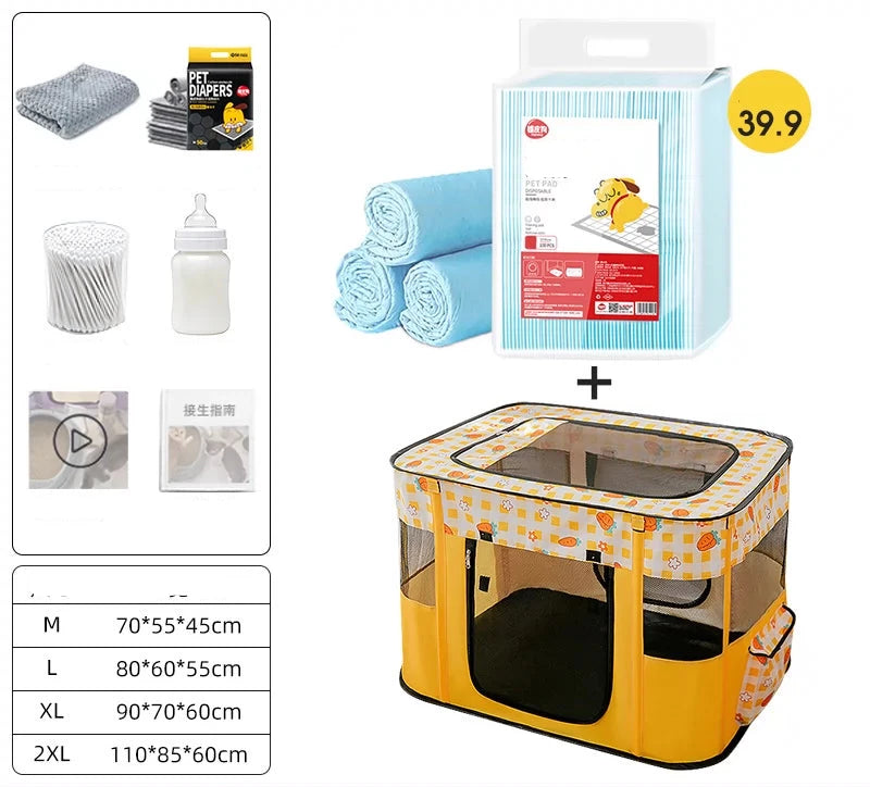 Cat Delivery Room Cat Nest Waiting Nest Closed Tent Breeding Waiting Box Set Maternity Package Special Production Supplies