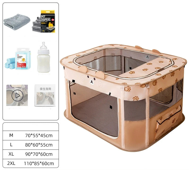 Cat Delivery Room Cat Nest Waiting Nest Closed Tent Breeding Waiting Box Set Maternity Package Special Production Supplies