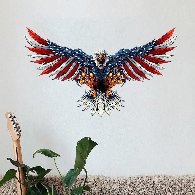 American Flag Eagle Ornament Metal Wall Pendant Metal Crafts