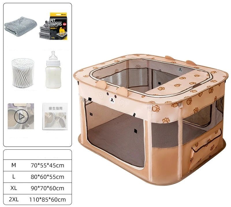 Cat Delivery Room Cat Nest Waiting Nest Closed Tent Breeding Waiting Box Set Maternity Package Special Production Supplies