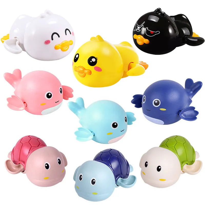 Baby Bath Toys Swimming Bathing Ducks Water Game For Toddler 12 24months