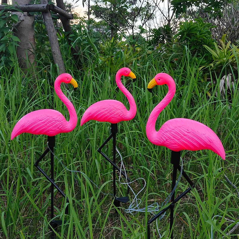 Solar Flamingo Light LED Outdoor Lamp Garden Light Waterproof Stake Light