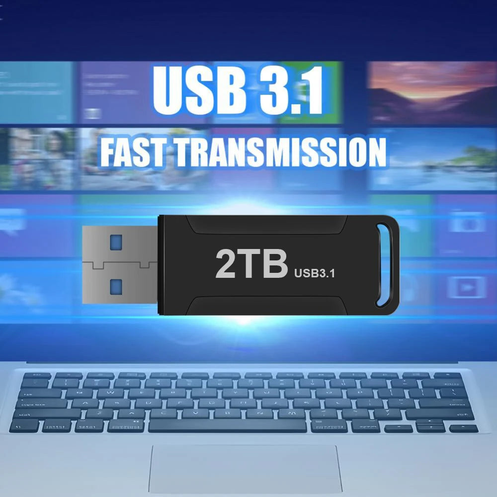 High Speed USB 3.1 Pen Drive 2TB 100% True Capacity Pendrive 1TB Memorias USB Flash Drive 512G Cle USB Stick